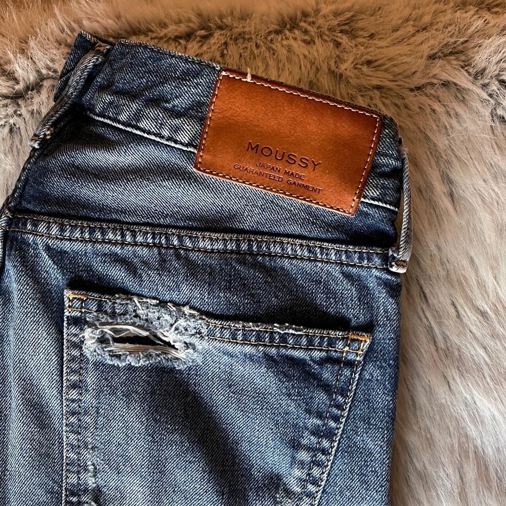 Moussy Patchwork Medium Blue Jeans - image 8